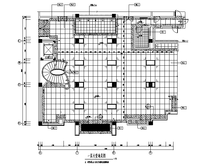 亿城西山华府会所空间设计施工图（附效果图）cad施工图下载【ID:161811124】