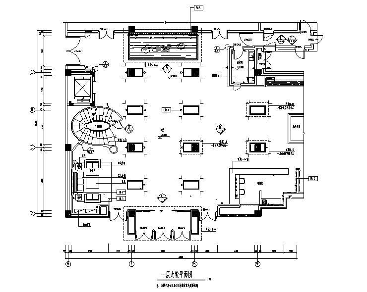 亿城西山华府会所空间设计施工图（附效果图）cad施工图下载【ID:161811124】