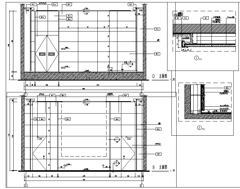 亿城西山华府会所空间设计施工图（附效果图）cad施工图下载【ID:161811124】