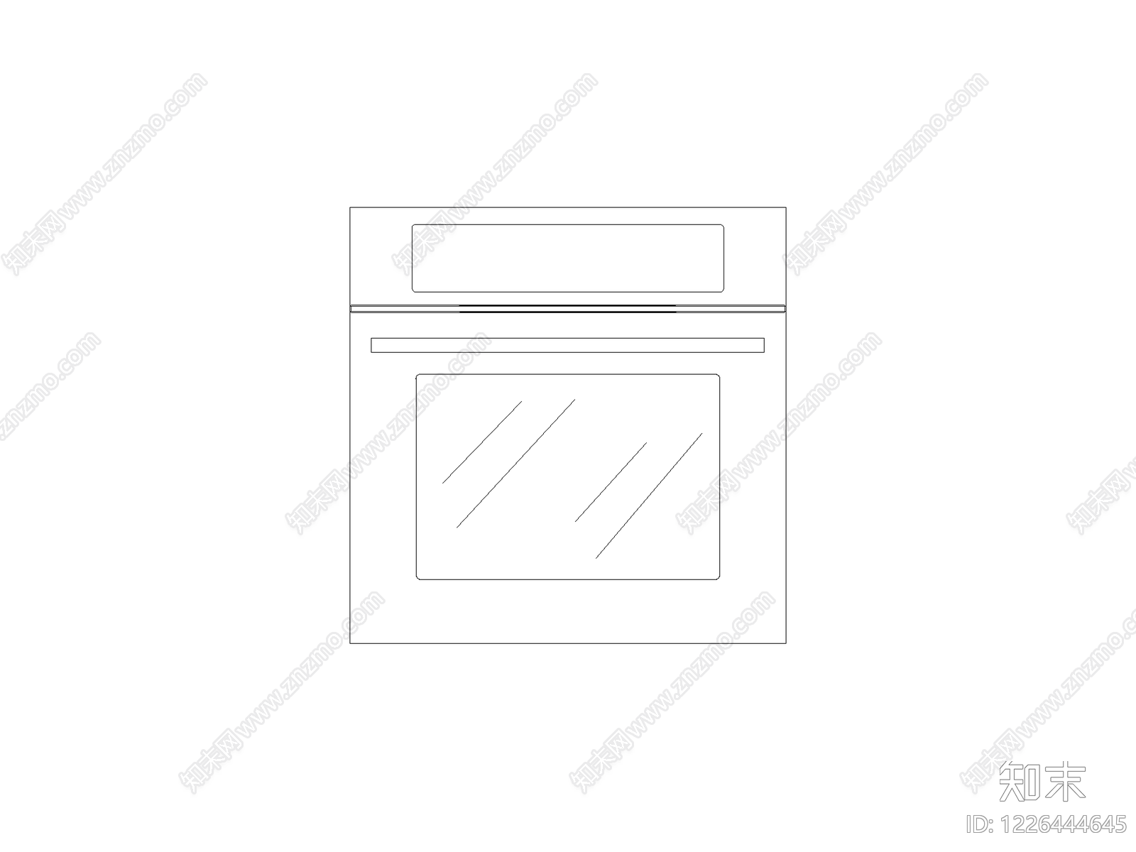 现代厨房设施CAD图纸