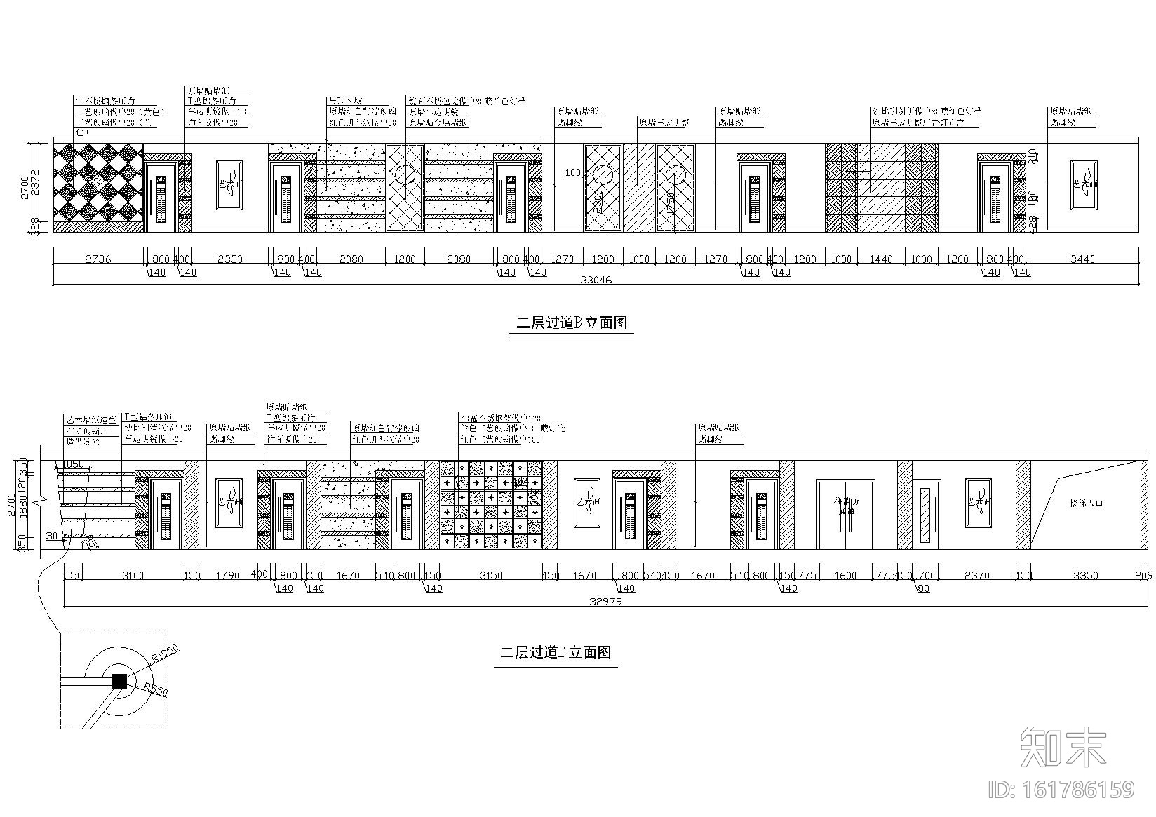 香格里拉量贩式KTV室内装饰设计项目施工图施工图下载【ID:161786159】