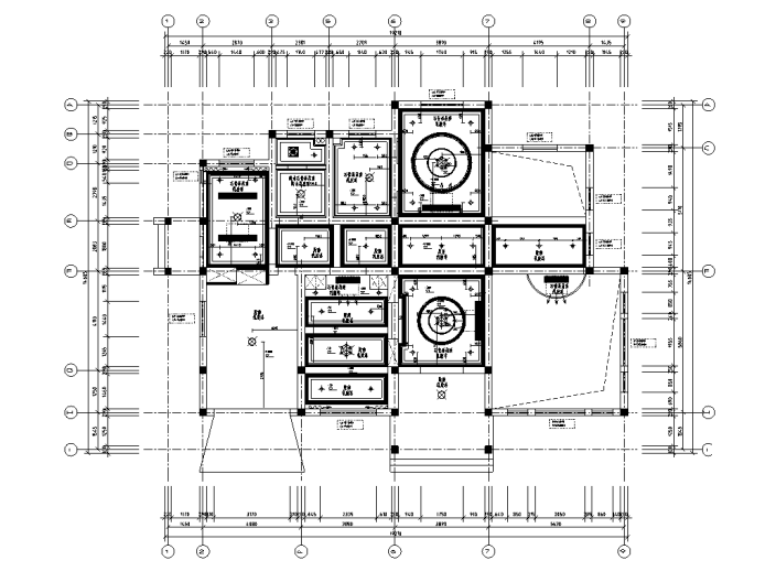 [河南]某中式风格别墅室内设计施工图cad施工图下载【ID:161689133】