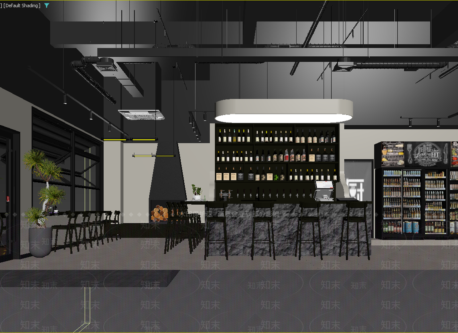 工业酒吧3D模型下载【ID:1214830816】