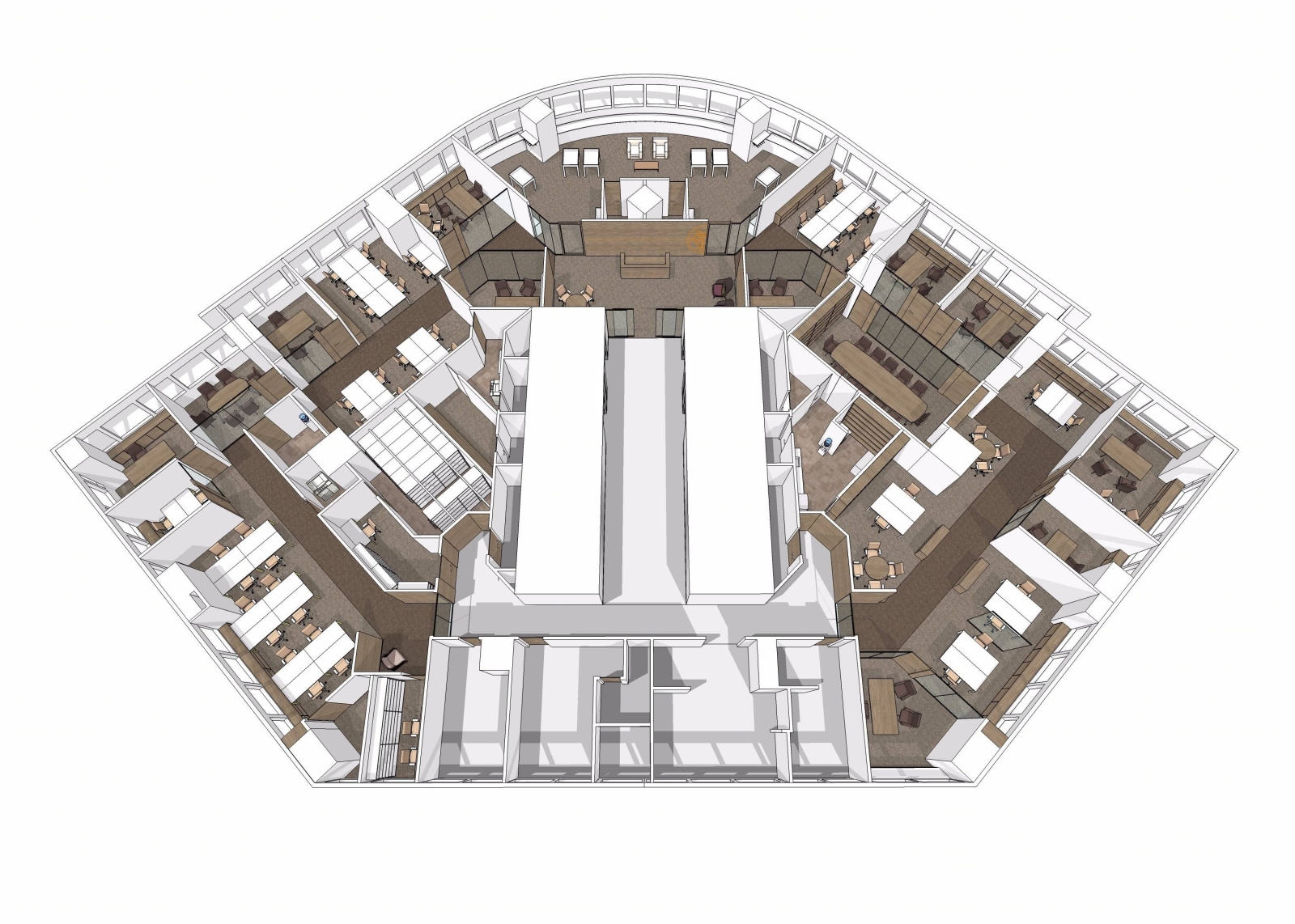 法国纳索建筑设计事务所-爱马仕上海办公室丨效果图+施工图施工图下载【ID:66980696】