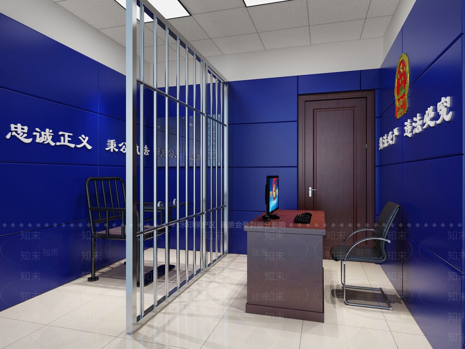 现代公安局3D模型下载【ID:533084522】