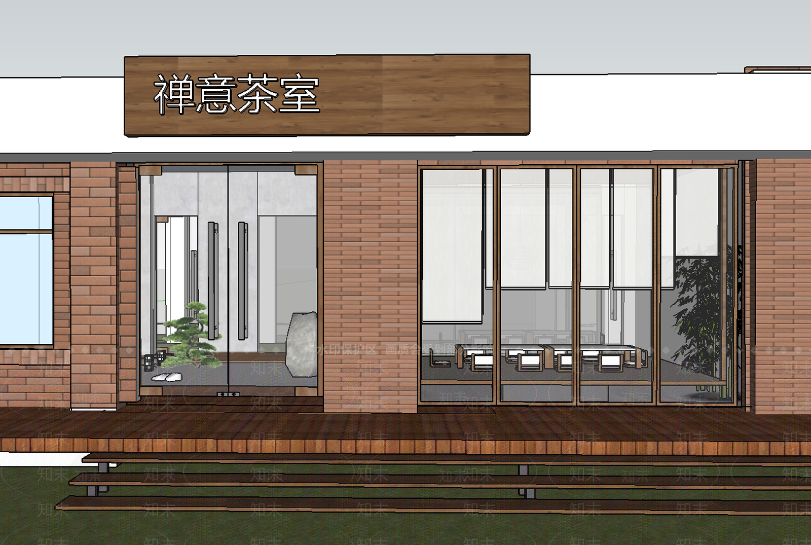 茶室SU模型下载【ID:935263739】