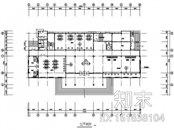 某社保办公楼装修施工图(含效果)cad施工图下载【ID:161838104】