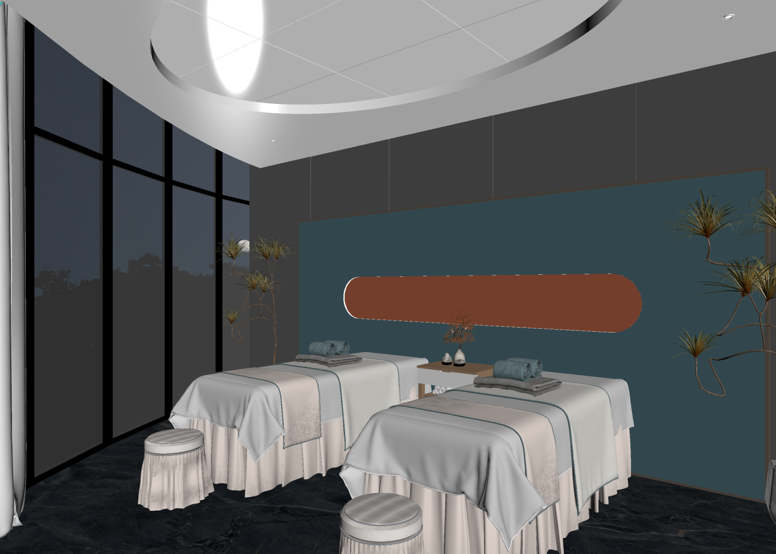 现代美容院3D模型下载【ID:1214635561】