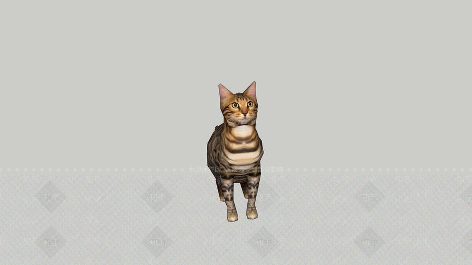 孟加拉猫SU模型下载【ID:1162357620】