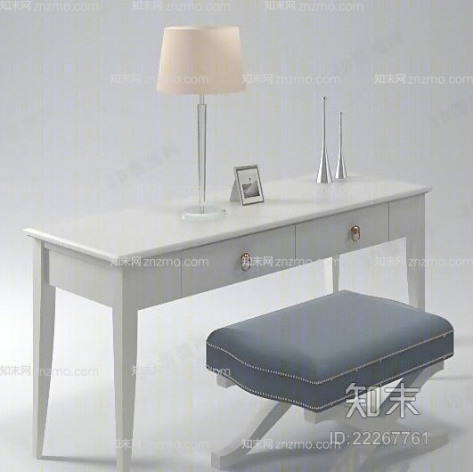 梳妆台53D模型下载【ID:22267761】