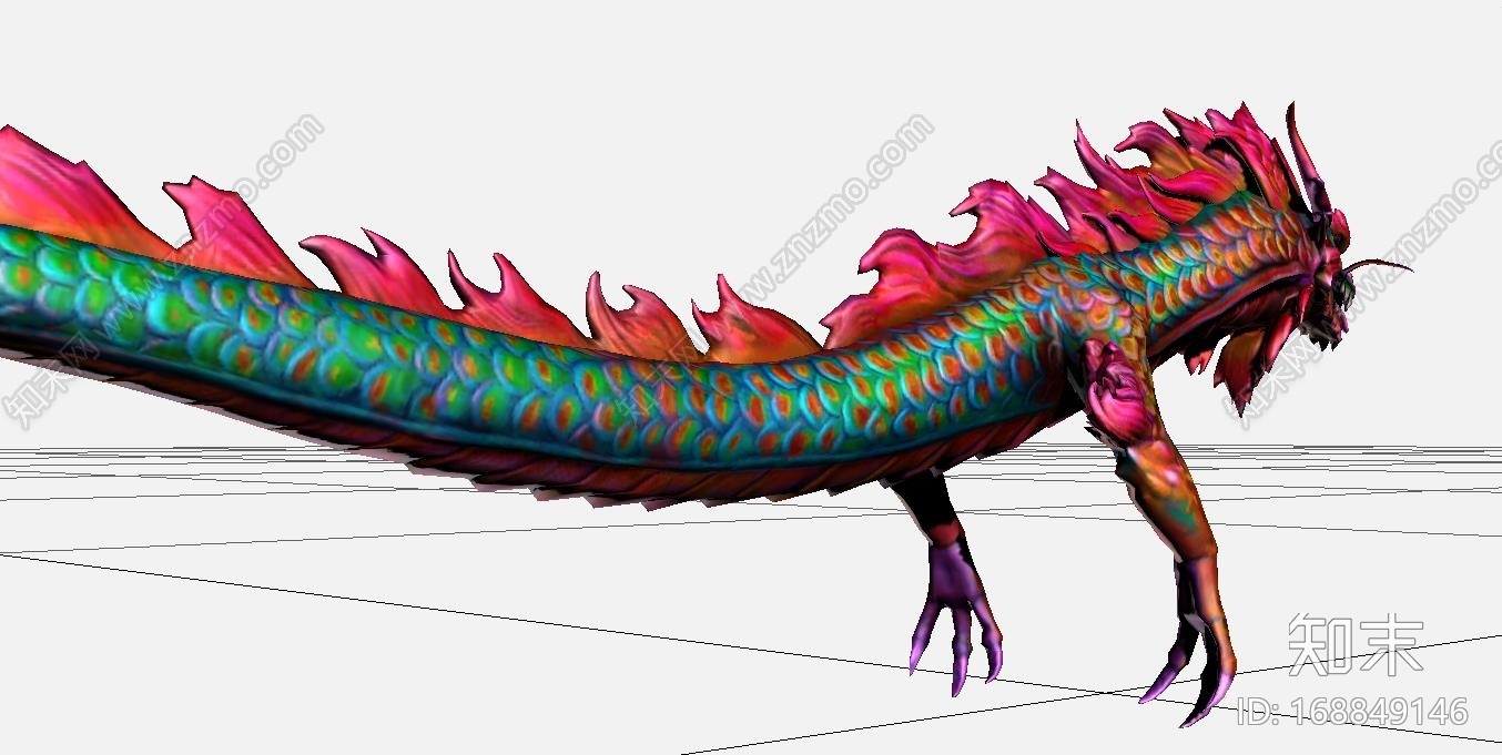 次世代神龙CG模型下载【ID:168849146】