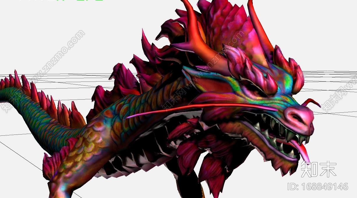 次世代神龙CG模型下载【ID:168849146】