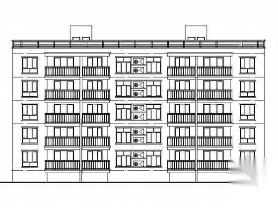 [毕业设计]某五层住宅楼建筑方案施工图下载【ID:166055199】