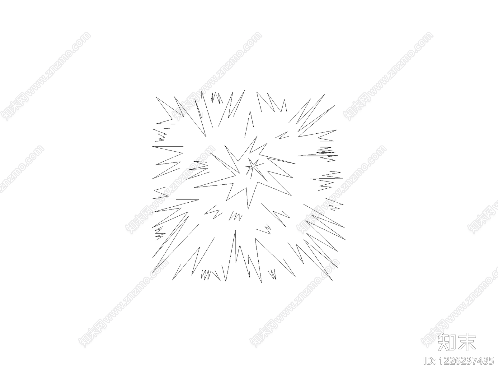 现代填充图案CAD图纸