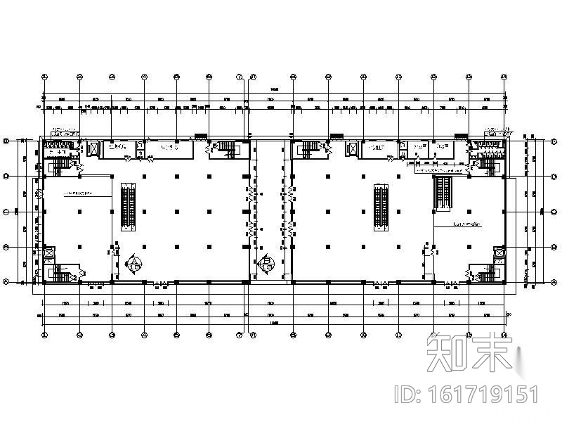 [辽宁]三层购物商场施工图（含效果）cad施工图下载【ID:161719151】