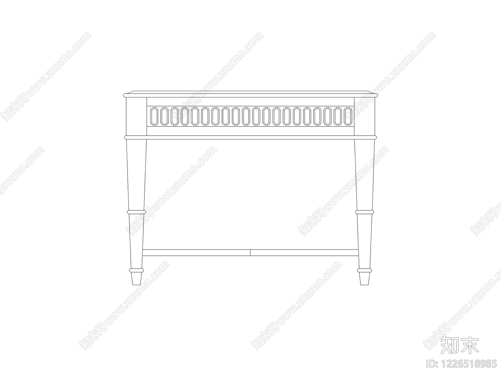 桌子CAD图纸