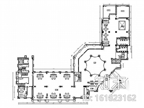 [山东]旅游度假区高端奢华时尚综合型会所室内装修施工图...施工图下载【ID:161823162】