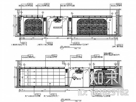 [山东]旅游度假区高端奢华时尚综合型会所室内装修施工图...cad施工图下载【ID:161823162】