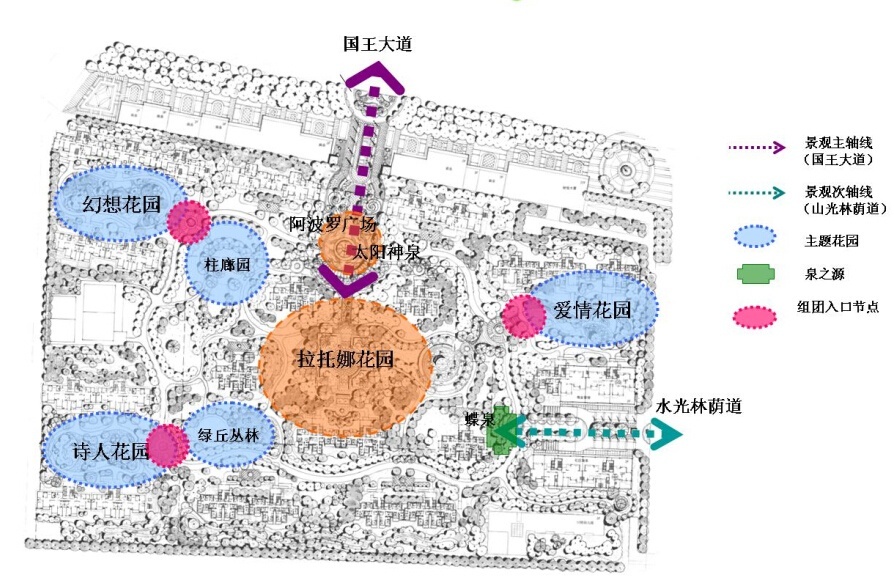 [河南]欧陆风格商住两用小区景观规划方案设计cad施工图下载【ID:161085185】