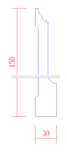 踢脚线cad施工图下载【ID:179357197】