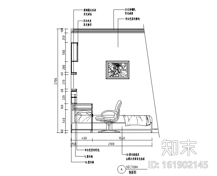 CAD室内设计施工图常用图块之儿童房施工图下载【ID:161902145】