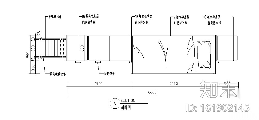 CAD室内设计施工图常用图块之儿童房施工图下载【ID:161902145】