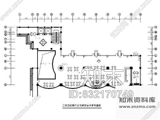 图块/节点某自助餐厅平面图cad施工图下载【ID:832170749】