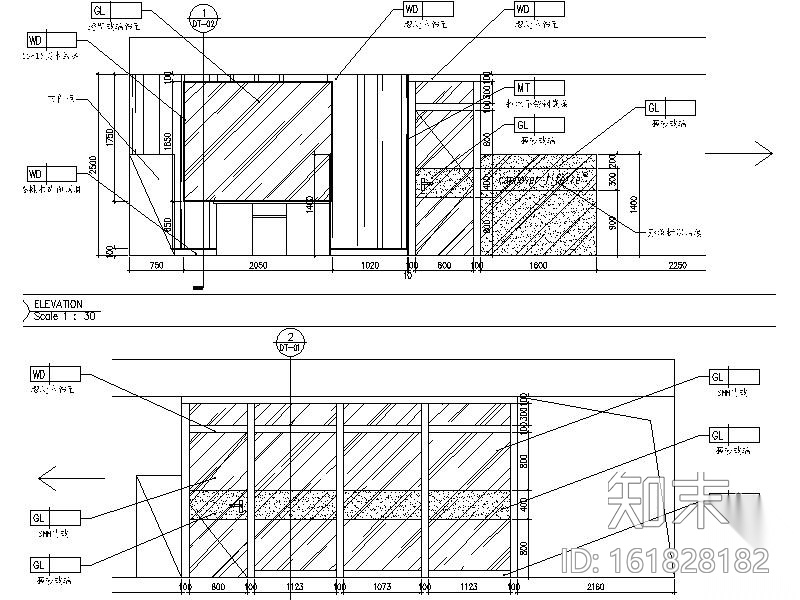 [上海]某保险办公空间施工图cad施工图下载【ID:161828182】