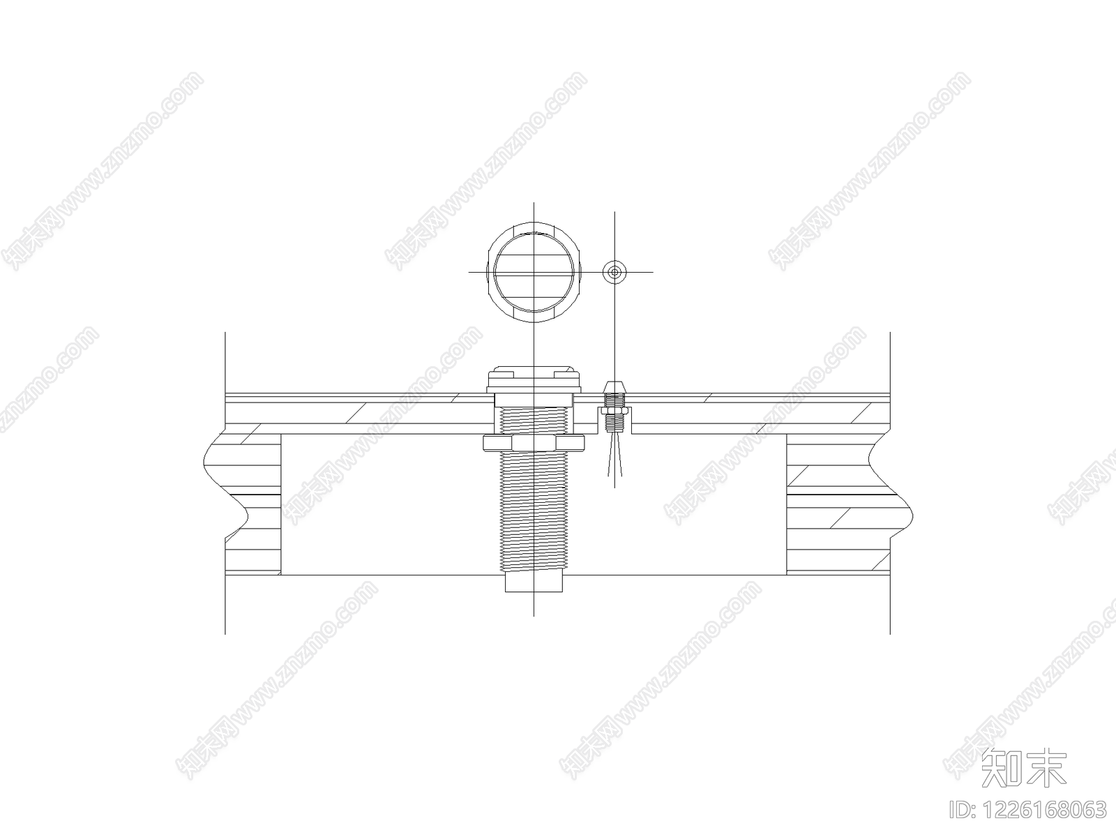 现代桌子CAD图纸
