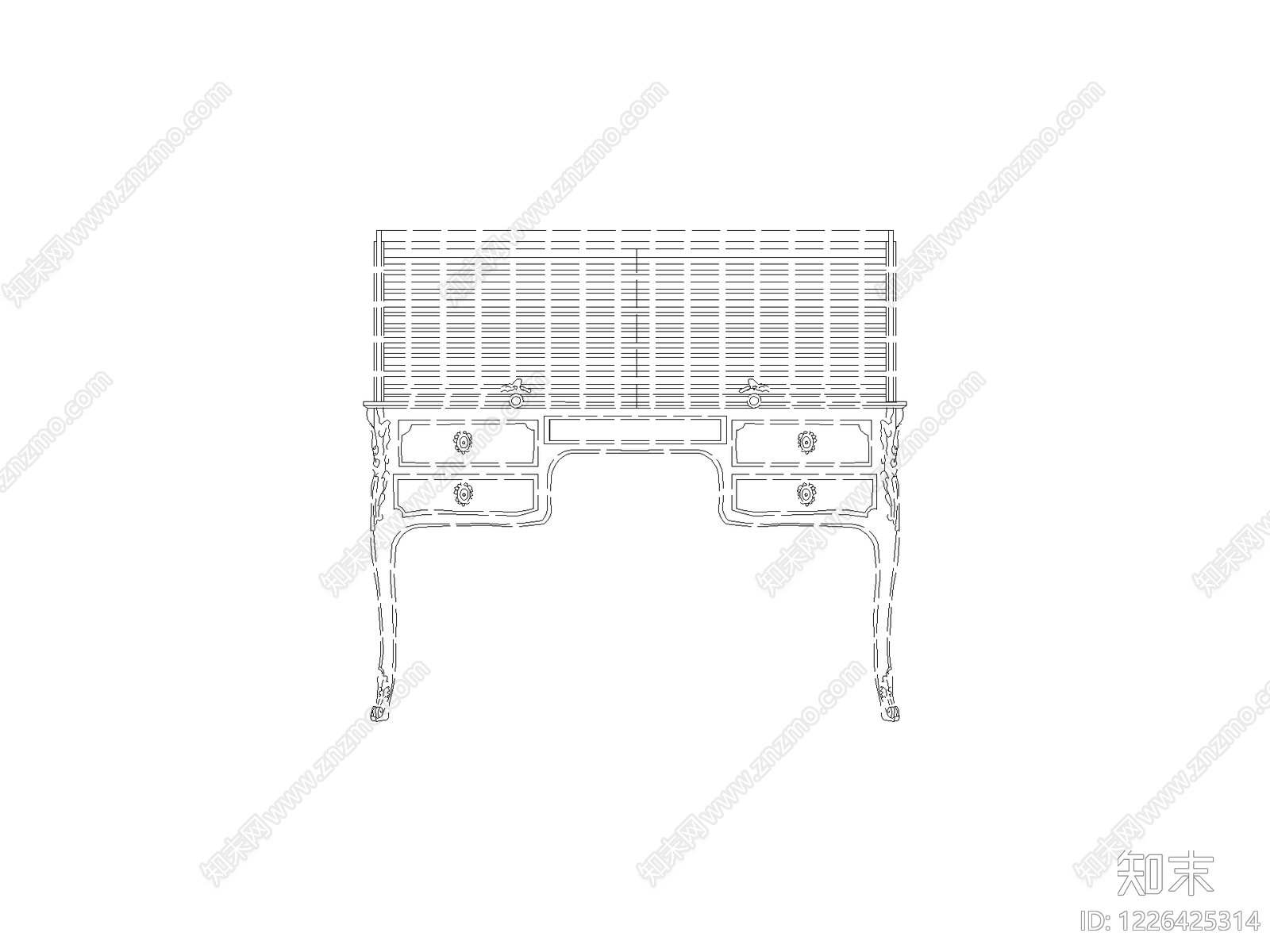 柜子cad施工图下载【ID:1226425314】