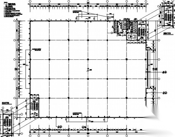 [咸宁]某三层建材城建筑施工图cad施工图下载【ID:166823137】