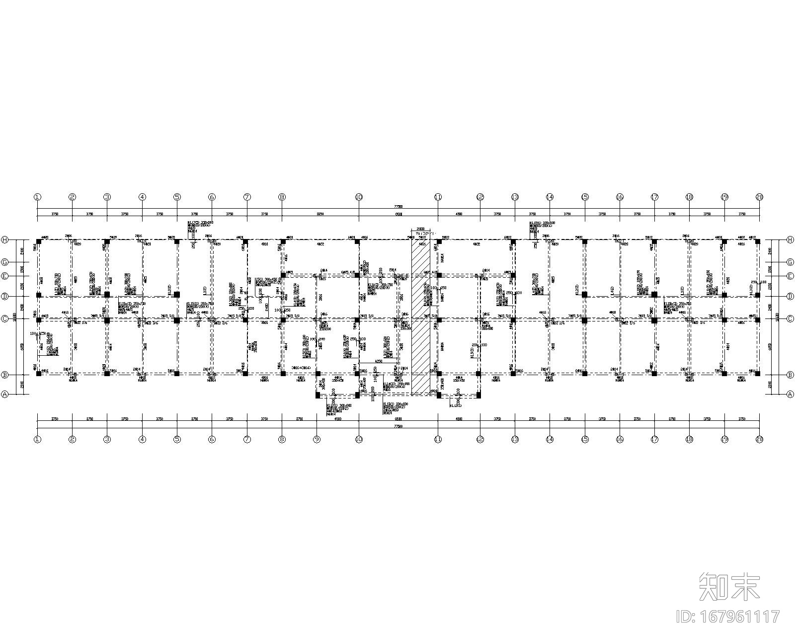 5层公建施工图下载【ID:167961117】