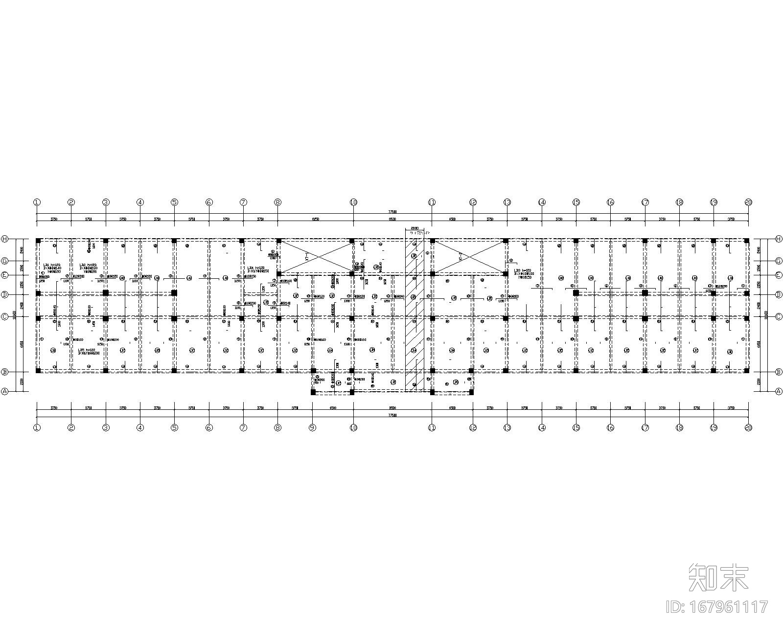 5层公建施工图下载【ID:167961117】