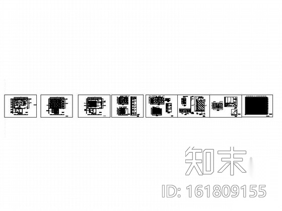 [北京]量贩式娱乐会所KTV包间装修图cad施工图下载【ID:161809155】