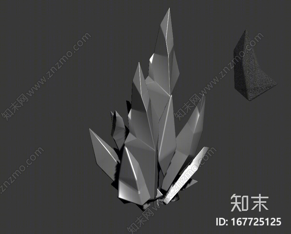 游戏水晶制作3D模型下载【ID:167725125】