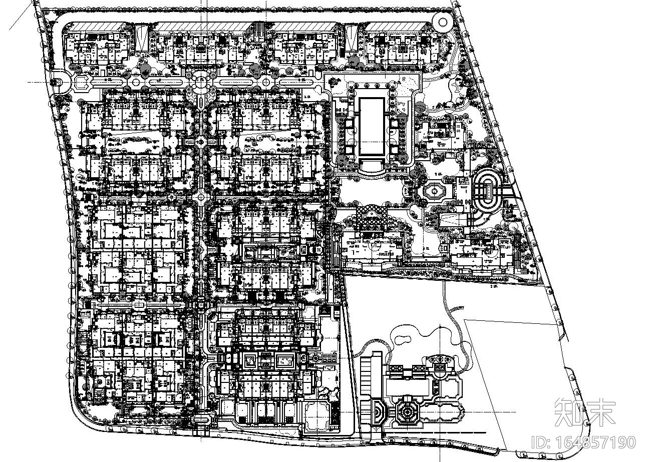 [浙江]绿城杭州莲园植物CAD施工图设计施工图下载【ID:164857190】