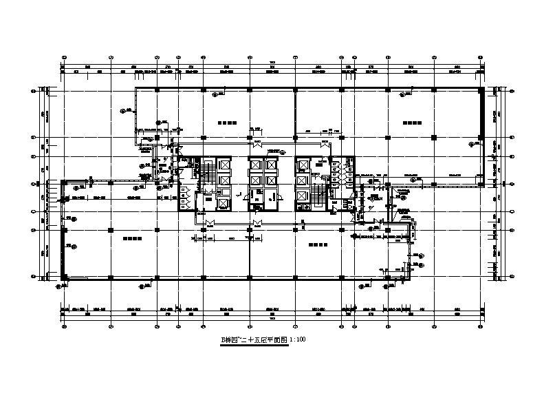 [四川]超高层幕墙立面塔式科研办公楼建筑施工图cad施工图下载【ID:149960122】