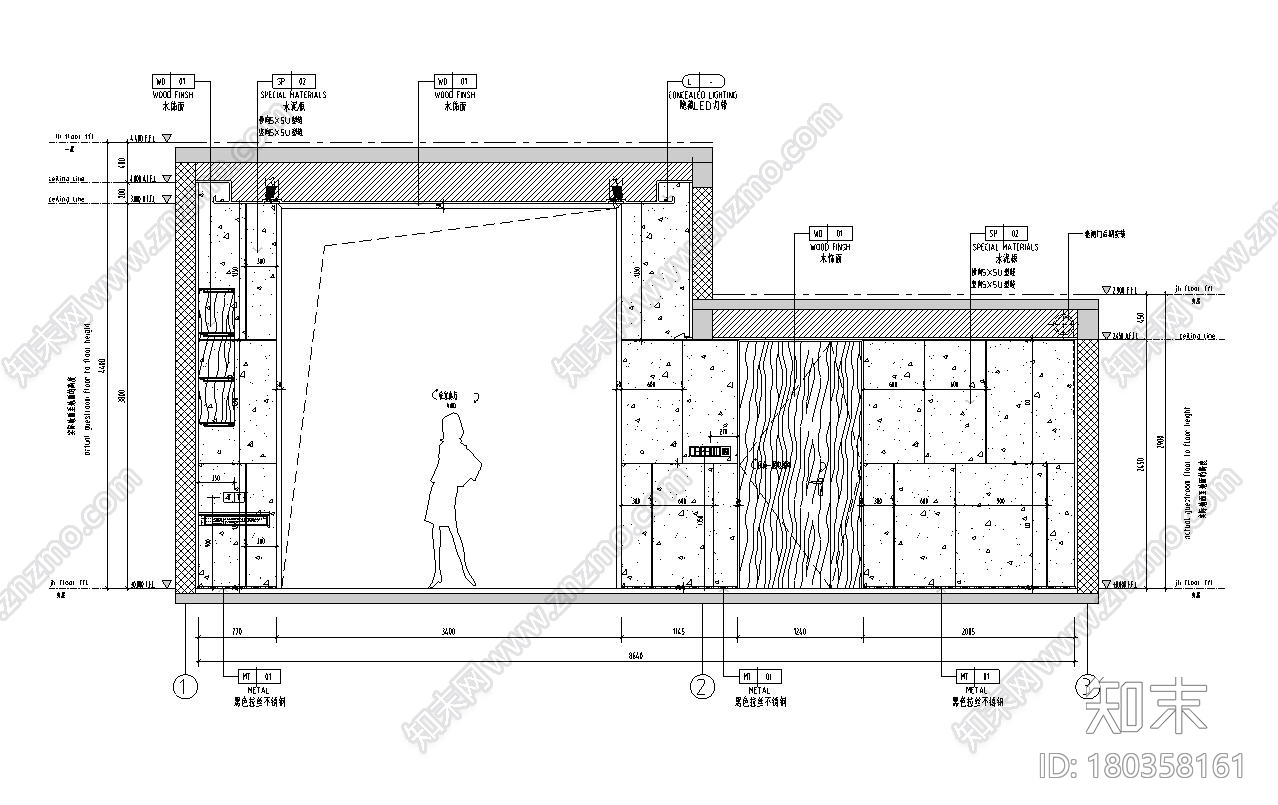 福建龙岩玺院595㎡别墅样板房施工图+效果图cad施工图下载【ID:180358161】