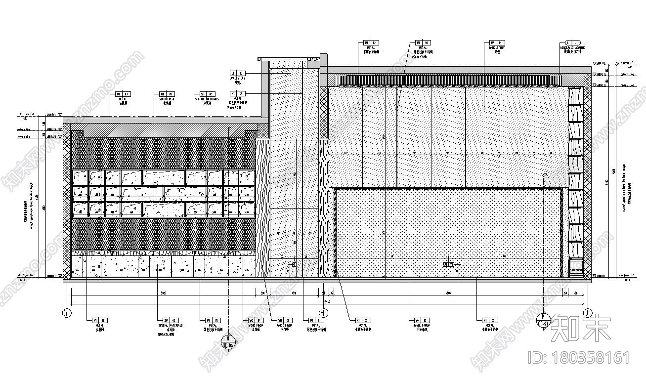 福建龙岩玺院595㎡别墅样板房施工图+效果图cad施工图下载【ID:180358161】