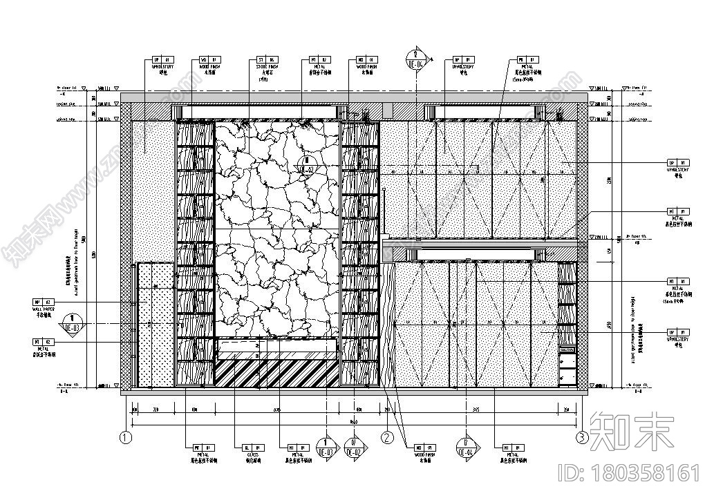 福建龙岩玺院595㎡别墅样板房施工图+效果图cad施工图下载【ID:180358161】