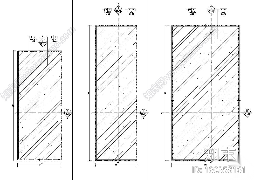 福建龙岩玺院595㎡别墅样板房施工图+效果图cad施工图下载【ID:180358161】