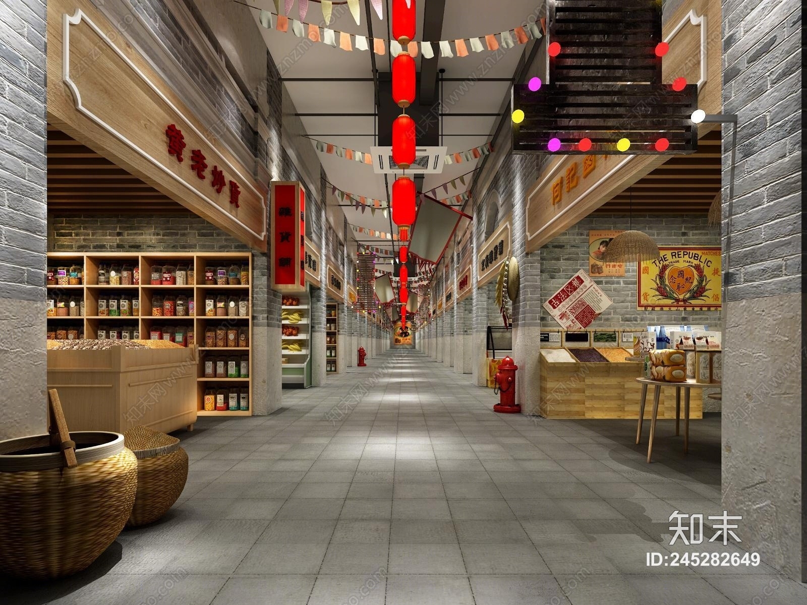 新古典杂货铺3D模型下载【ID:245282649】