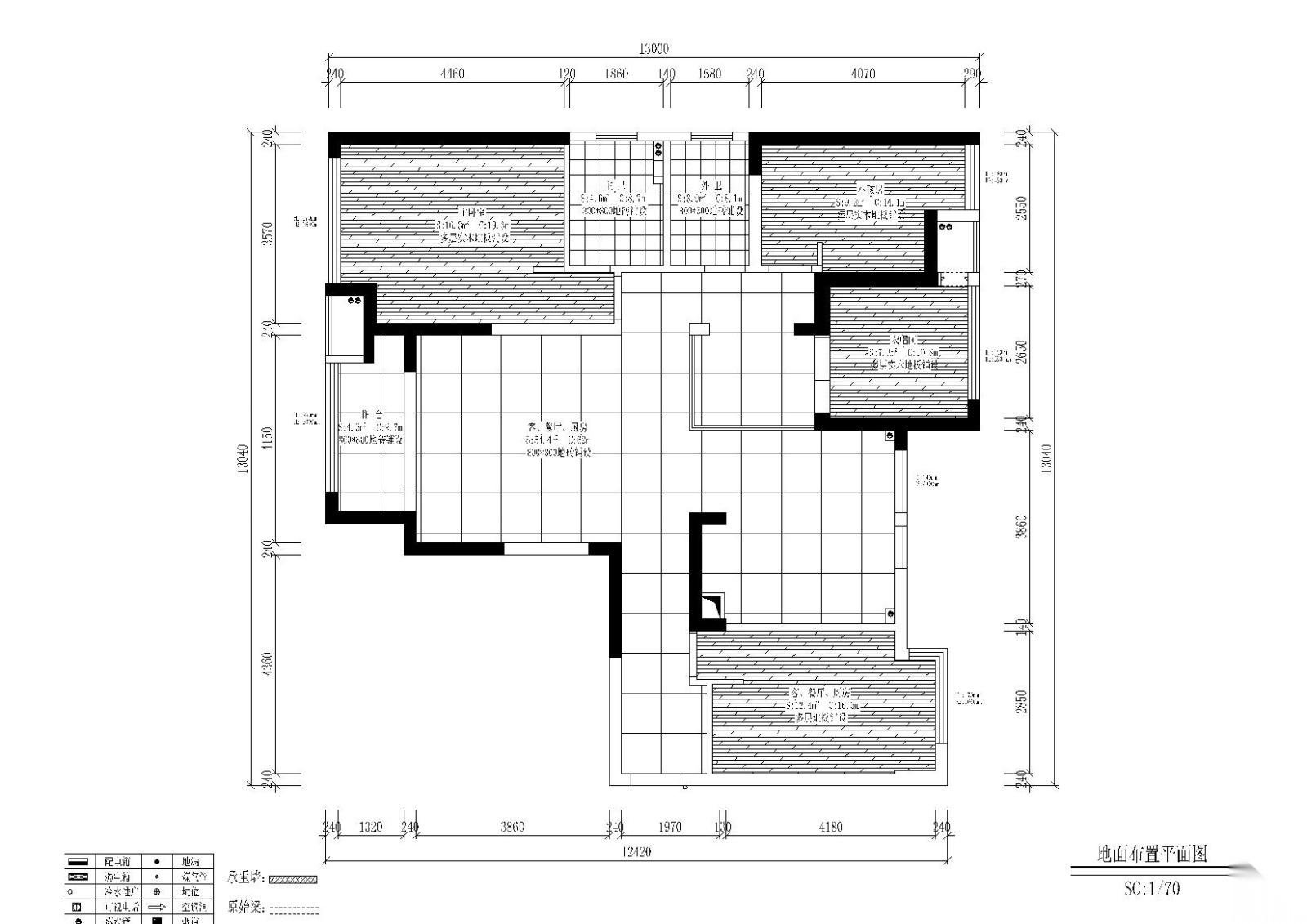 [四川]-成都中央华城台湾风住宅施工图+实景施工图下载【ID:160474178】