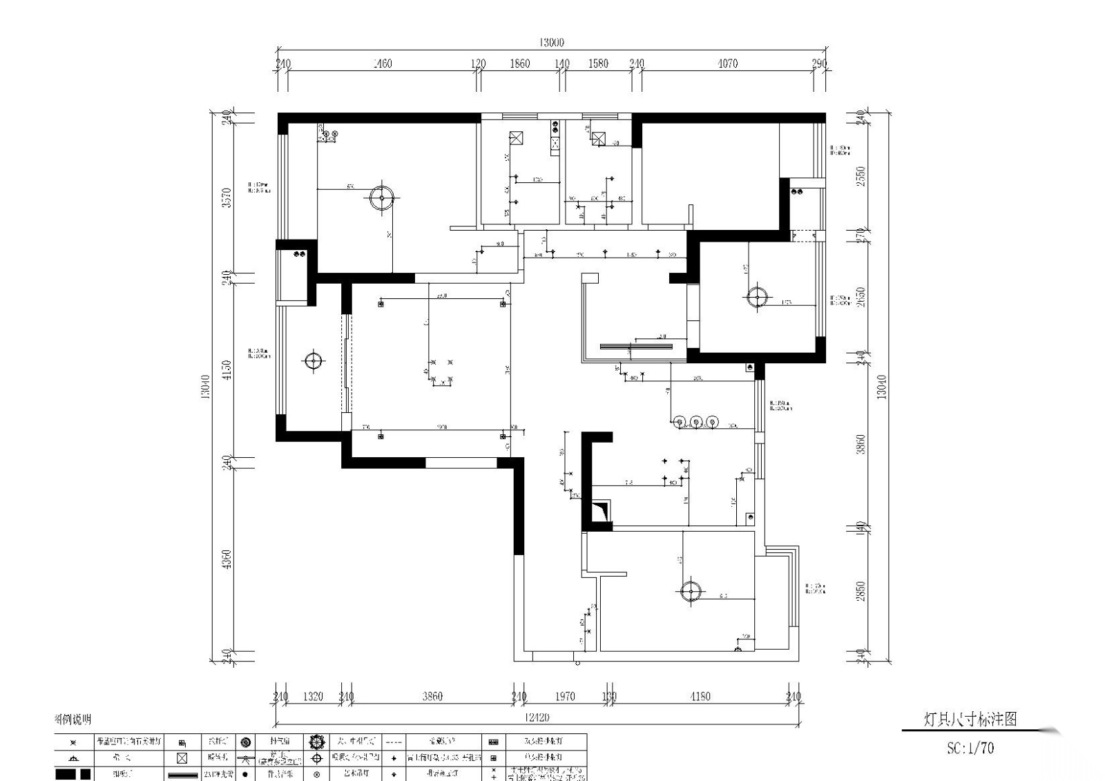 [四川]-成都中央华城台湾风住宅施工图+实景施工图下载【ID:160474178】