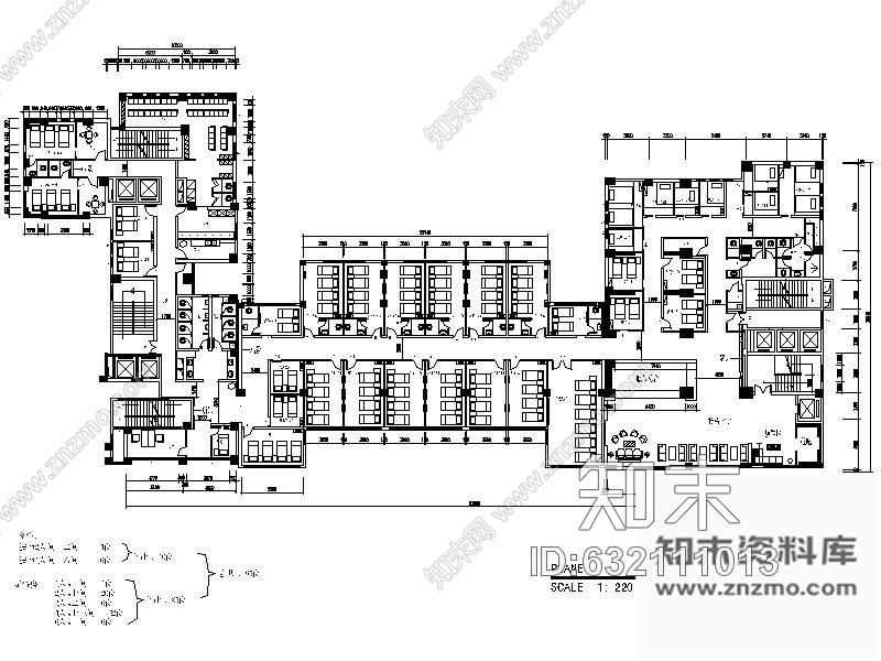 施工图某奢华足浴城室内装修图含效果施工图下载【ID:632111013】