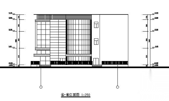 某三层汽车站建筑方案设计（原创）cad施工图下载【ID:165147170】