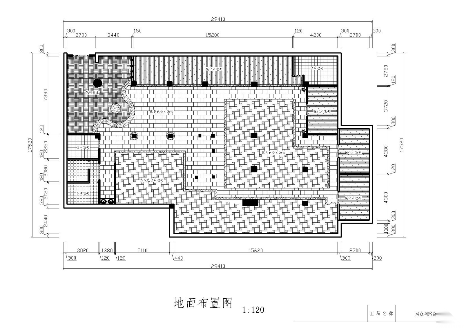 [福建]某一网络会所网吧施工图cad施工图下载【ID:160710185】