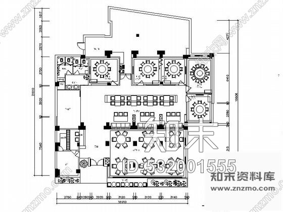 施工图福州混搭超经典海鲜主题餐厅室内装修施工图(含效果施工图下载【ID:532001555】