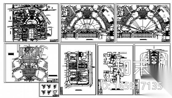 大学城市学院景观设计套图施工图下载【ID:165917135】