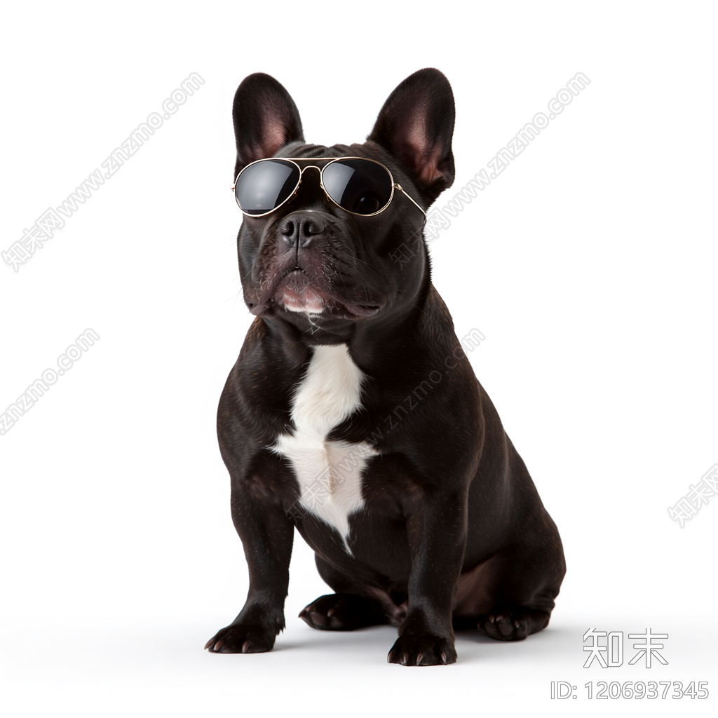 黑色犬形雕塑装饰3D模型下载【ID:1206937345】
